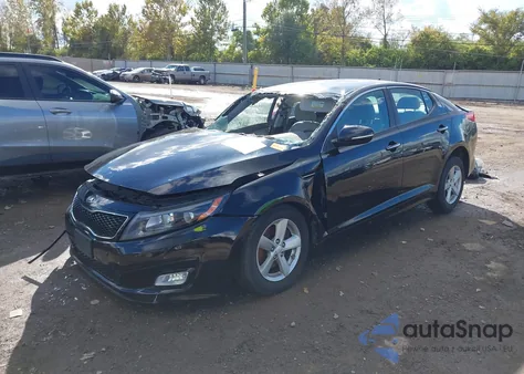 2014 Kia Optima Lx из США, поврежденный, VIN 5XXGM4A72EG340200